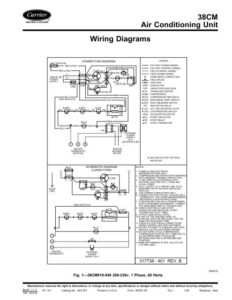 38CM Air Conditioning Unit Wiring Diagrams Carrier