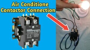 Air Conditioner Contactor Wiring Connection Fully4World YouTube