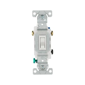 Eaton 15 Amp 3 Way Toggle Light Switch White In The Light Switches Department At Lowes