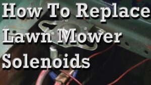 How To Replace Lawn Mower Solenoids With Wiring Diagram YouTube