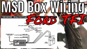 MSD Wiring To Ford TFI Style Ignition FoxBody F150 Ford TFI YouTube