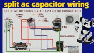 Split Ac Capacitor Change Split Ac Capacitor Wiring YouTube