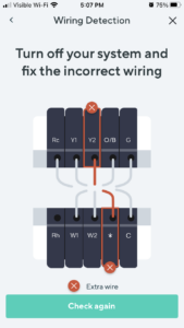 Thermostat Wiring Issue Home Wyze Forum