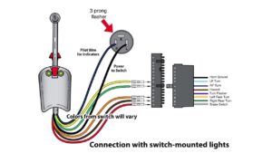 Universal Bolt On Turn Signal Switch Wiring YouTube