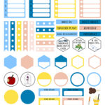 99 Free Theme Park Planner Stickers: Perfect For Disney Within Disney Parks Stickers Printable