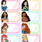 Free Disney Princess Printable Crafts: Stickers, Notes, Bookmarks In Printable Stickers Disney Funny