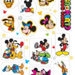 Printable Mickey Stickers In Free Printable Disney Stickers Mickey Mouse