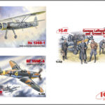 1:48 Luftwaffe Wwii Airfield (2 Kits & 7 Figures) With Free Printable Ww2 German Decals For 1/48 Scale Models