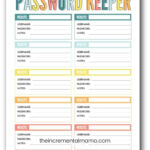 7 Free Printable Password Keeper Printables To Download Instantly With Printable Password Log App Free Download