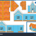 Cut Glue House: Over 578 Royalty Free Licensable Stock For Free Printable DIY House Blueprints