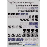 Decal 1/48 For Luftwaffe 1939 1945. German Signs Wwii Decals Set 1/48 Print  Scale 48 007 For Free Printable Ww2 German Decals For 1/48 Scale Models