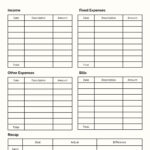 Free And Customizable Budget Templates Pertaining To Free Printable Budget Sheets