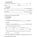 Free Bill Of Sale Forms (24)   Pdf | Word – Eforms In Free Printable Bill Of Sale