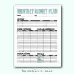 Free Blank Budget Worksheet Printables To Take Charge Of Your Finances Intended For Free Printable Budget Worksheets