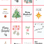 Free Christmas Printables For Stunning Wall Art And Journals Inside Free Printable Christmas Images