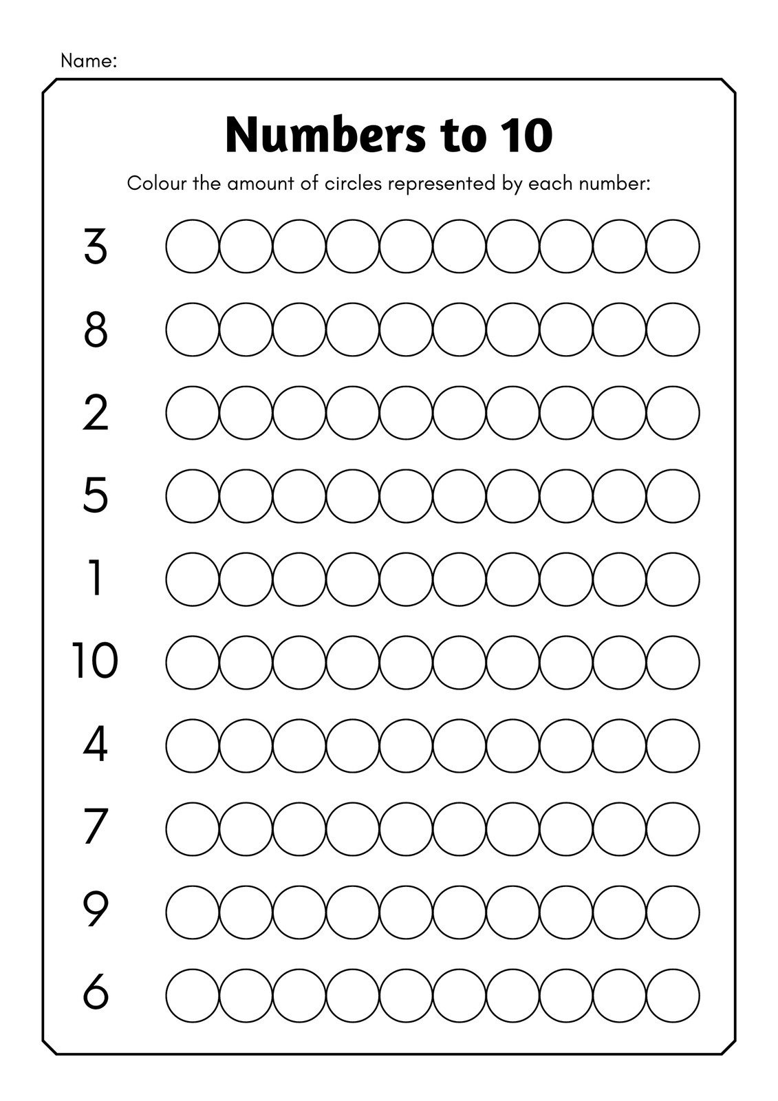 Free Custom Printable Preschool Worksheet Templates | Canva throughout Free Printable Worksheets For Nursery