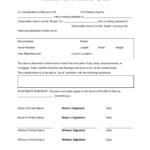 Free Mobile Home (Manufactured) Bill Of Sale Form | Pdf | Word In Printable Mobile Home Bill Of Sale Template Free Download