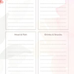 Free Printable And Customizable Grocery List Templates | Canva For Free Printable Grocery List