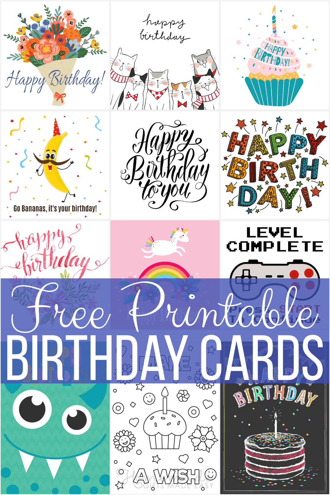 Free Printable Birthday Cards For Everyone regarding Birthday Cards Printable Free