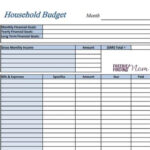 Free Printable Budget Worksheet Within Blank Free Printable Low Income Budget Beginner Printable Budget Worksheet