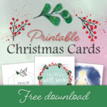 Free Printable Christmas Cards | Comresources Throughout Free Printable Christmas Cards