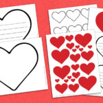 Free Printable Heart Bundle Throughout Free Valentine Heart Printables