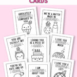 Free Printable Valentine'S Cards To Colour — Gathering Beauty For Free Printable Valentines Day Cards