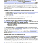 Free Rental / Lease Agreement Templates | Pdf | Word Regarding Free Printable Rental Agreement