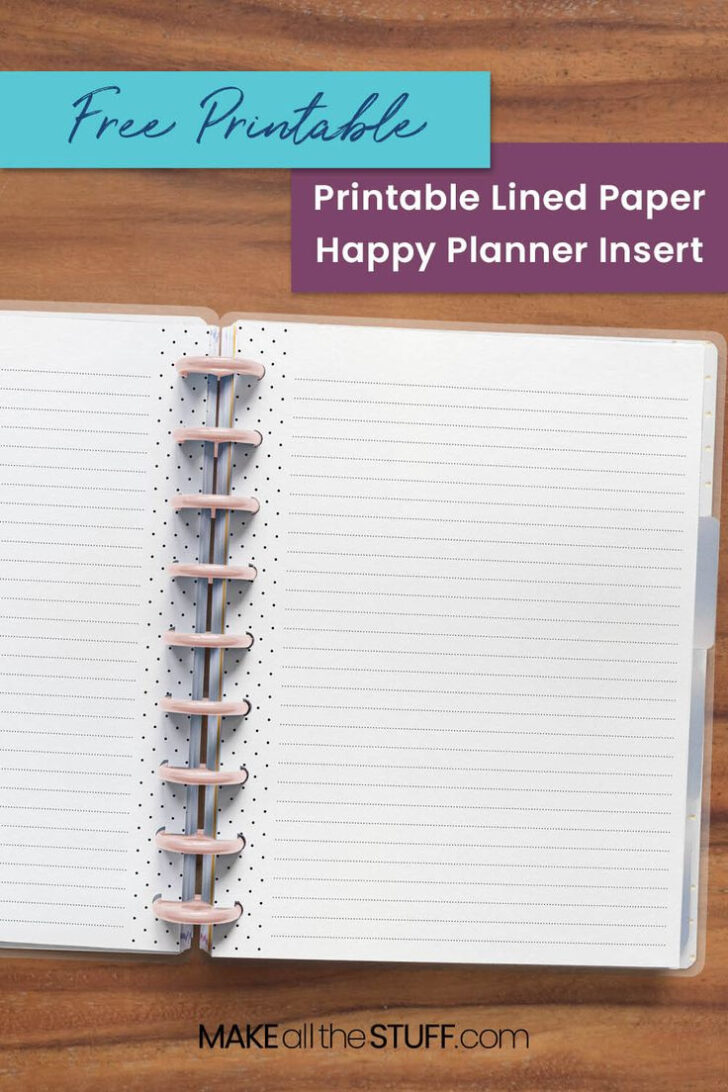 Happy Planner Printables Free Mini Size