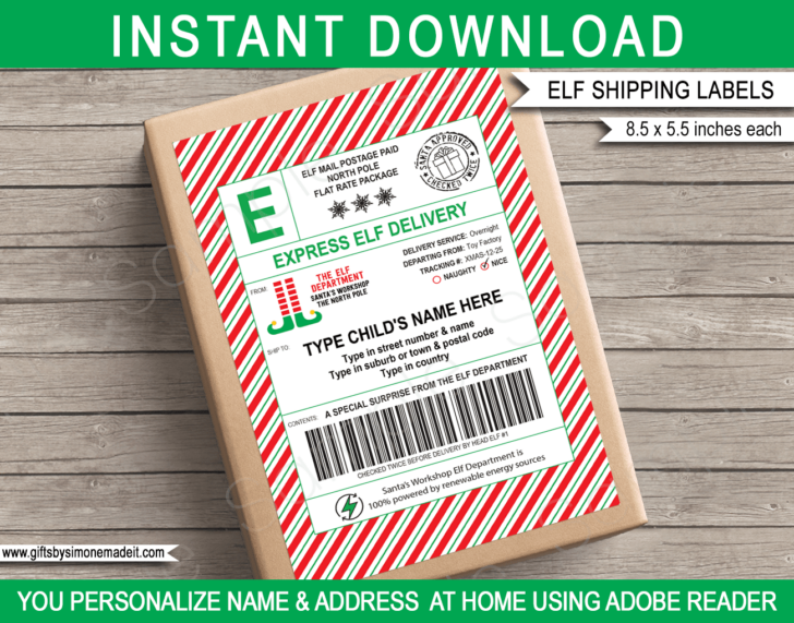 Free Printable Heavy Package Sticker Template