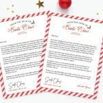 Letter From Santa Template   Free Printable!   Favorite Printables Pertaining To Free Printable Letter From Father Christmas