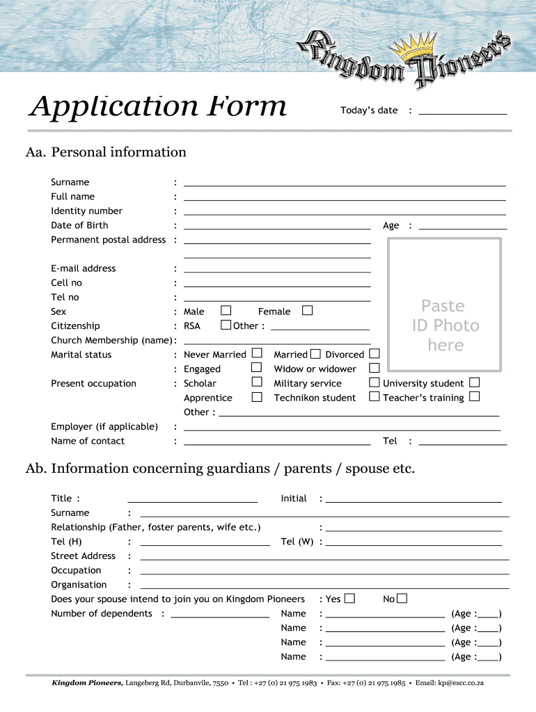 Pentecostal Church Membership Form Doc: Fill Out &amp;amp; Sign Online for Free Church Discipline Forms Printable