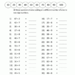 Printable Math Pages In Free Printable 10 Years Old Maths Worksheet