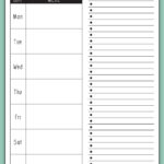 Printable Weekly Meal Planner With Grocery List Inside Happy Planner Printables Free Mini Size Shopping List