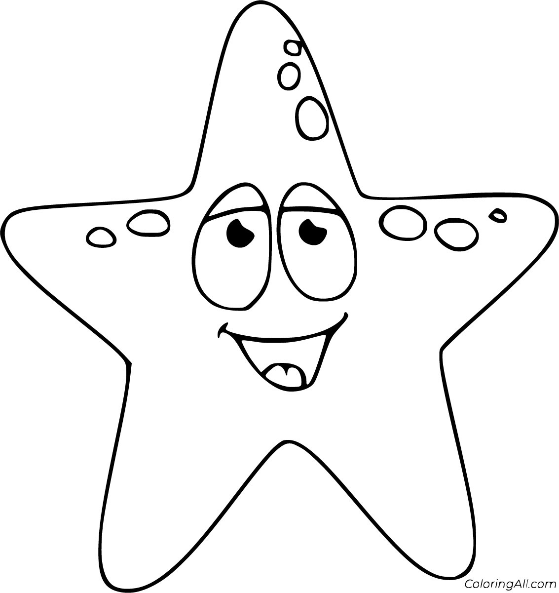 Starfish Coloring Pages (50 Free Printables) - Coloringall intended for Free Printable Colouring Pages Of A Starfish