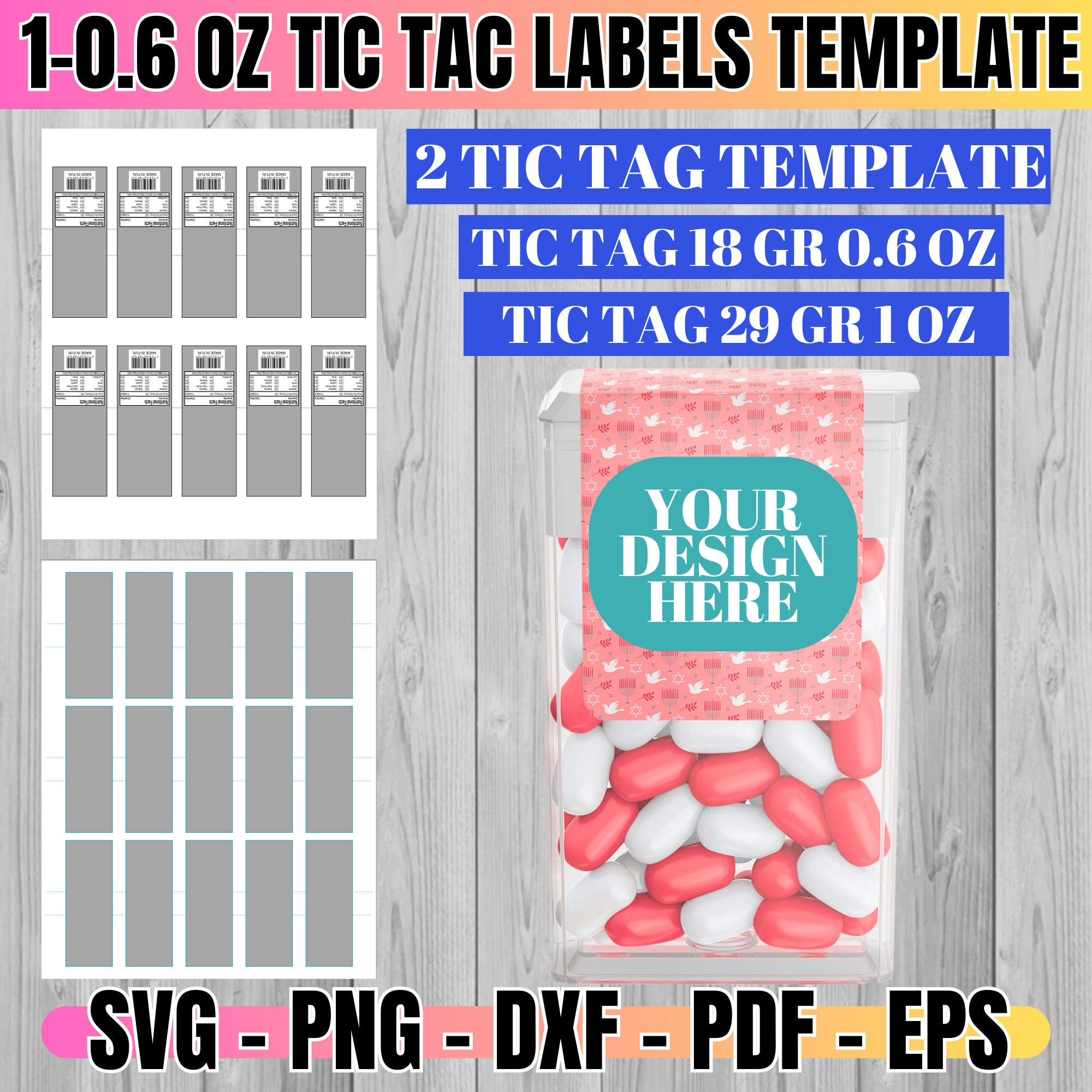 Tic Tac Labels - Etsy intended for Adult Tic Tac Labels Free Printable