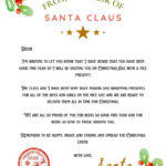 10 Best Free Letter From Santa Templates   World Of Printables In Printable Letter From Santa