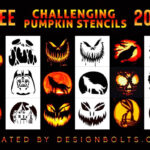 10 Challenging Pumpkin Carving Stencils, Templates & Patterns For With Free Printable Pumpkin Stencils