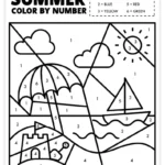 10 Free Printable Colornumber Worksheets   Pjs And Paint In Free Printable Color By Number