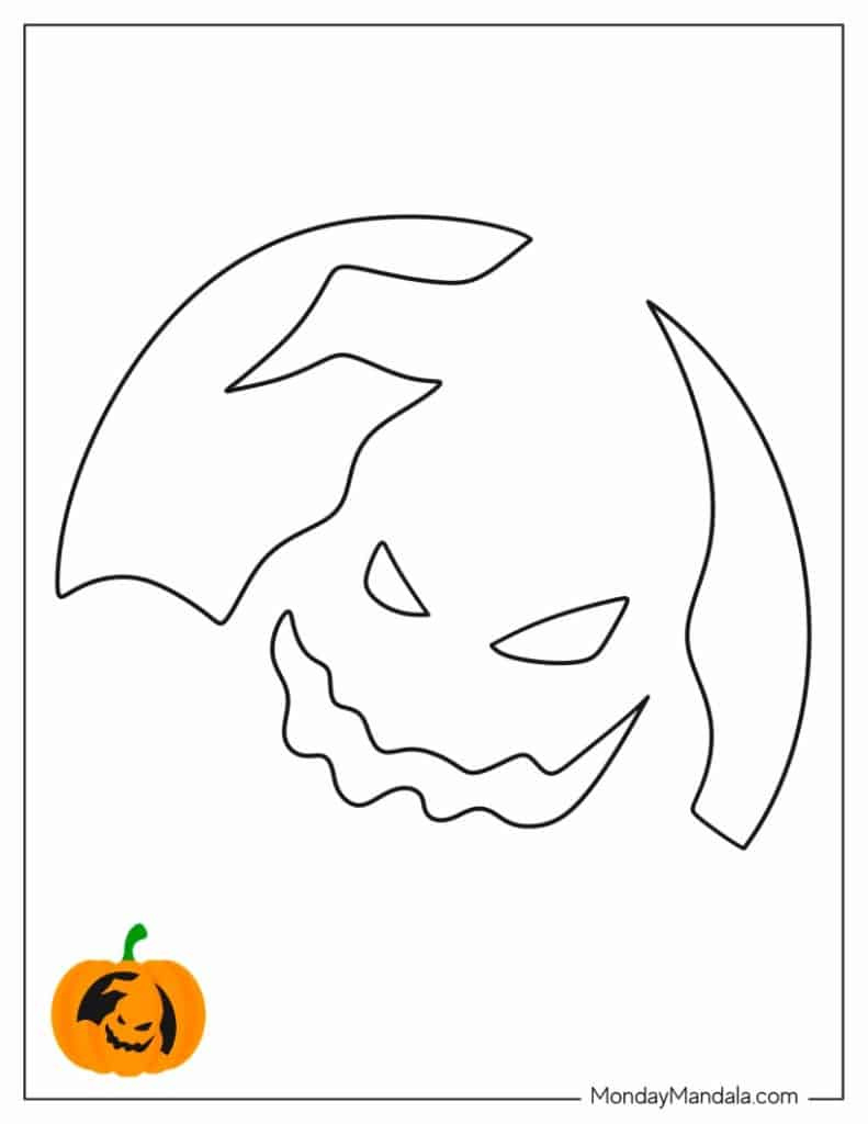 100 Pumpkin Carving Stencils (Free Pdf Printables) pertaining to Printable Pumpkin Carving Stencils