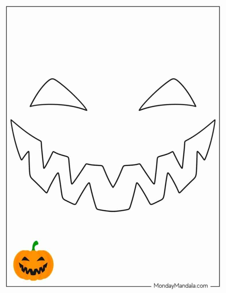 100 Pumpkin Carving Stencils (Free Pdf Printables) within Jack O Lantern Free Printable Stencils