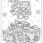 1,000 Christmas Coloring Pages (Free Pdf Printables) For Printable Christmas Coloring Book