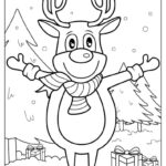 1,000 Christmas Coloring Pages (Free Pdf Printables) With Regard To Free Printable Christmas Coloring Sheets