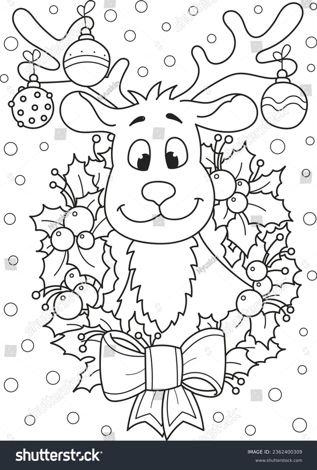 113,927 Christmas Coloring Pages Royalty-Free Photos And Stock with regard to Christmas Color Sheets Printables