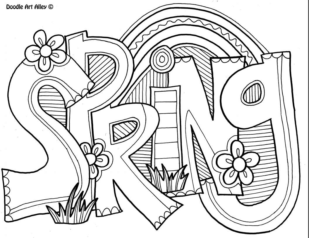 14 Places To Find Free, Printable Spring Coloring Pages for Coloring Sheets Printable Free