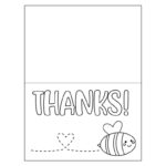 150+ Printable Thank You Cards – Free | Printabulls inside Thank You Card Printable