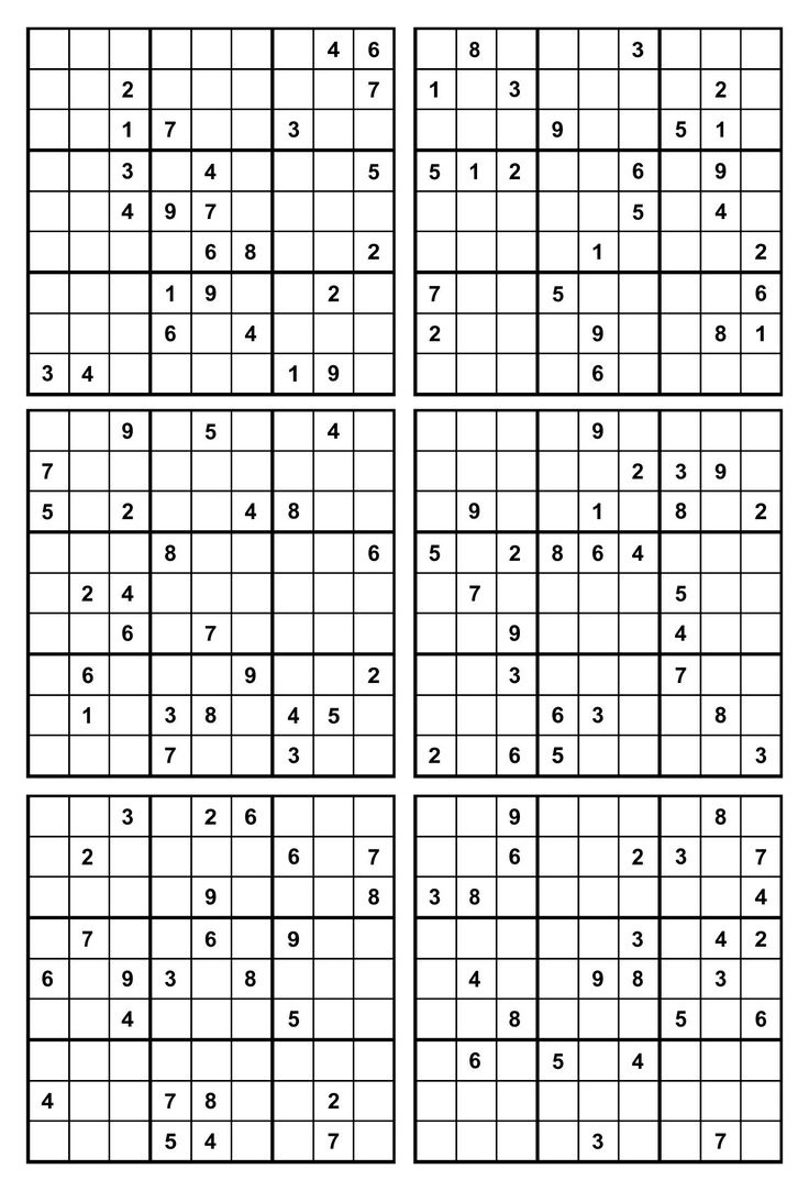 16 Sudoku - 10 Free Pdf Printables | Printablee pertaining to Printable Sudoku Puzzles Free