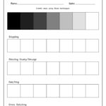 18 Value Scale Drawing Worksheet   Free Pdf At Worksheeto With Printable 10 Value Scale For Artists