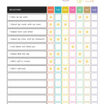 19 Printable Behavior Chart Templates [For Kids] ᐅ Templatelab With Regard To Free Printable Behavior Charts