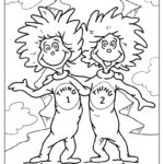 20 Cat In The Hat Coloring Pages (Free Pdf Printables) Regarding Dr Seuss Coloring Printables